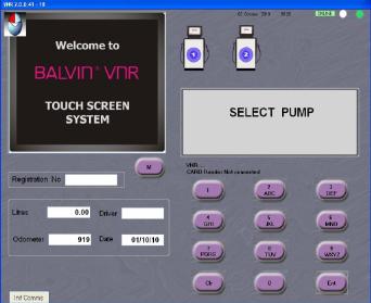 VNR1 Touch Screen System